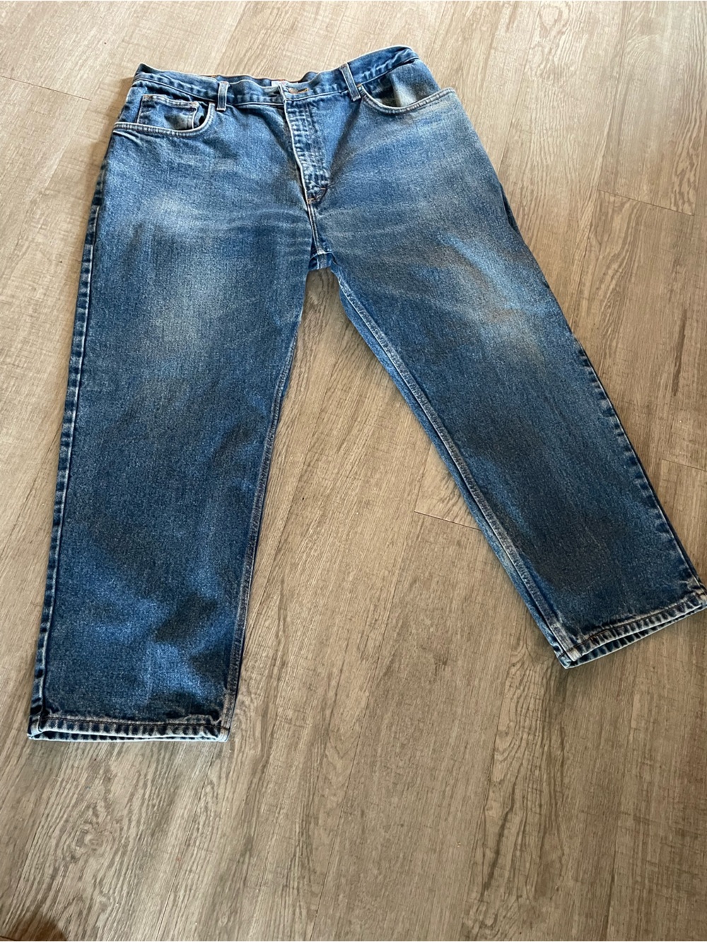 Tyndale FR Men’s 40/28 Flame Resistant Medium wash Denim 5 Pocket jeans J23OT